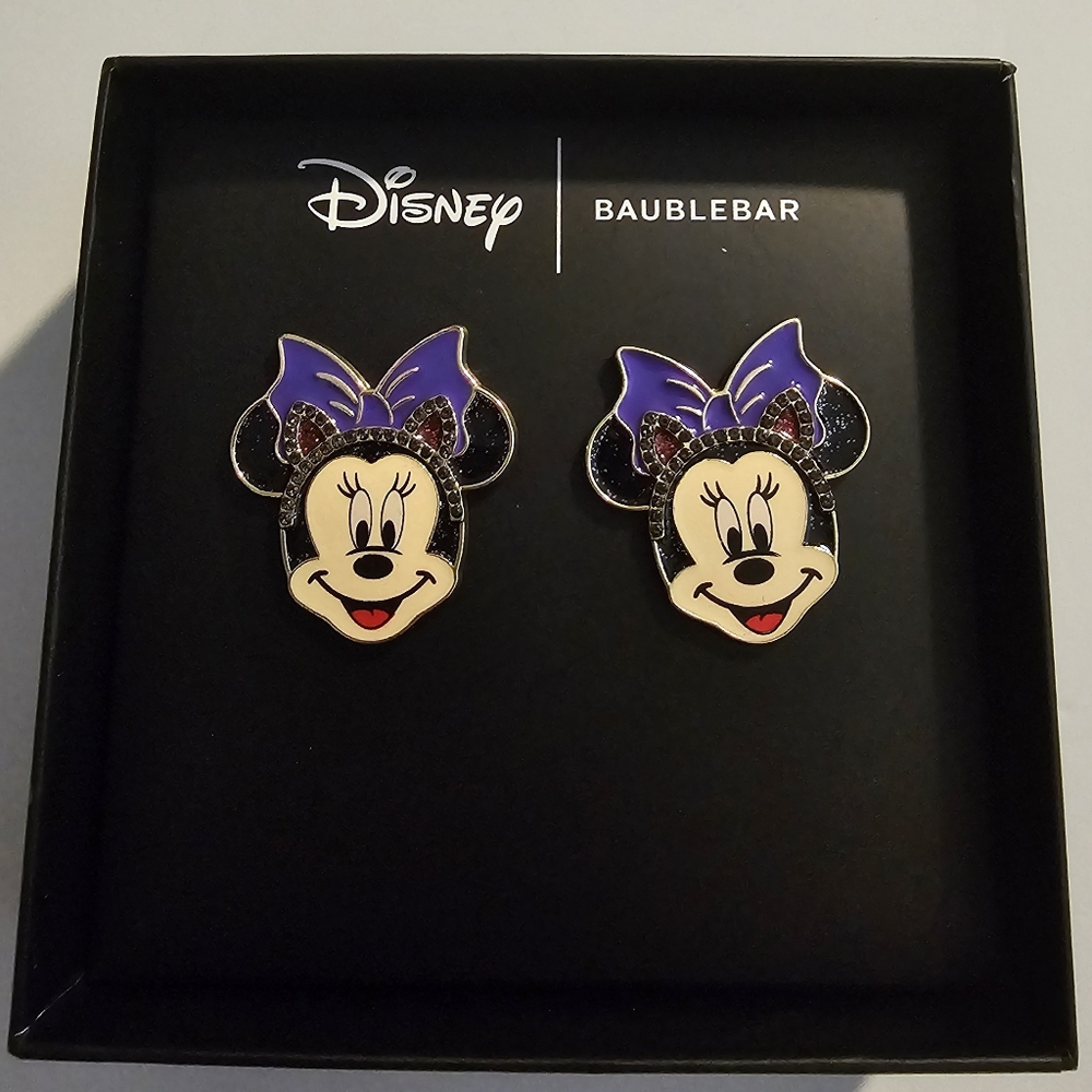 Disney x Baublebar earrings Minnie Mouse Cat ears Halloween